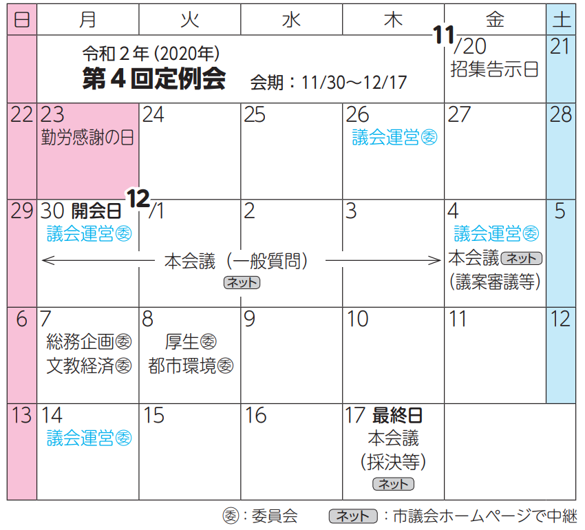 令和2年第4回定例会